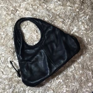 Banana Republic Black Leather Shoulder Bag